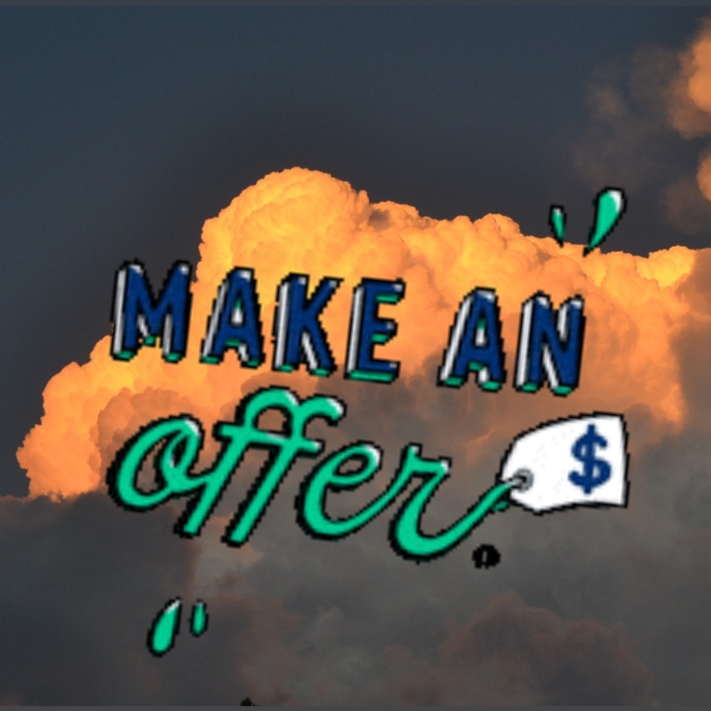 Reasonable offers accepted! I’m moving and and need to clear out our closets.